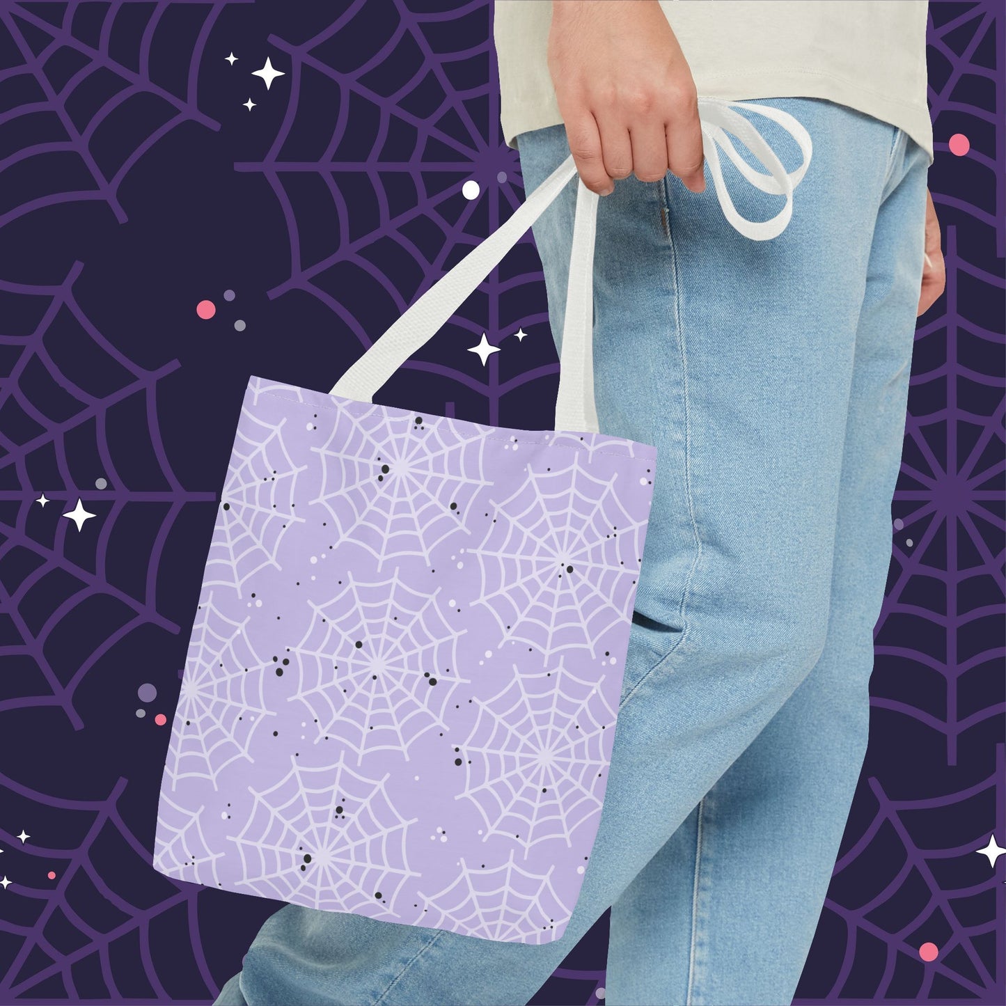 Lilac Creepy-Cute Tote