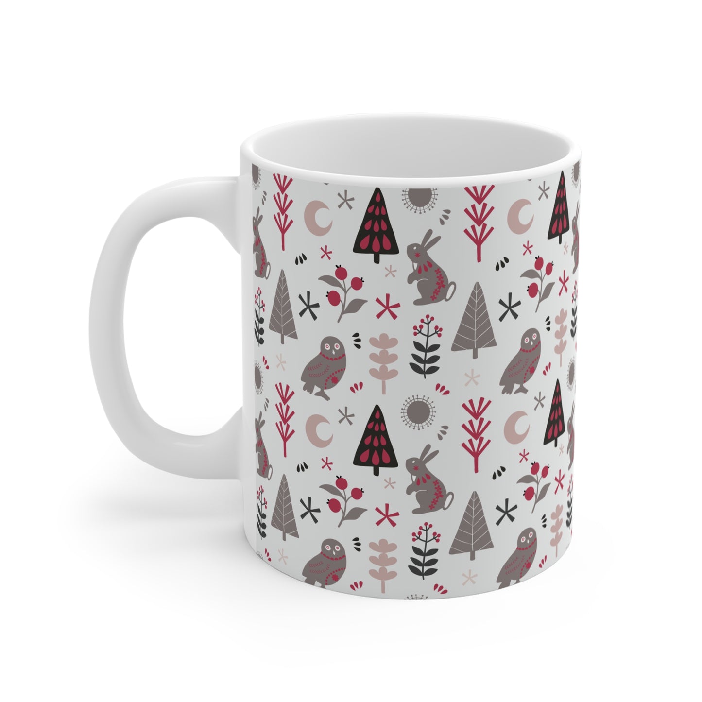 Owl and Bunny’s Holiday Adventure Mug 11oz