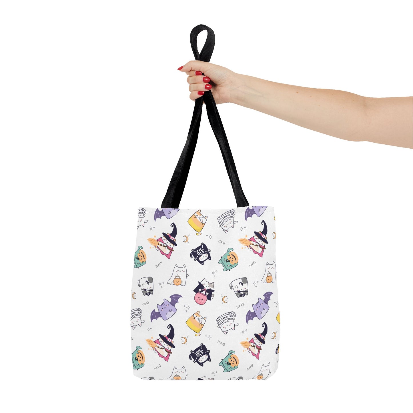 Meow-lloween Tote Bag