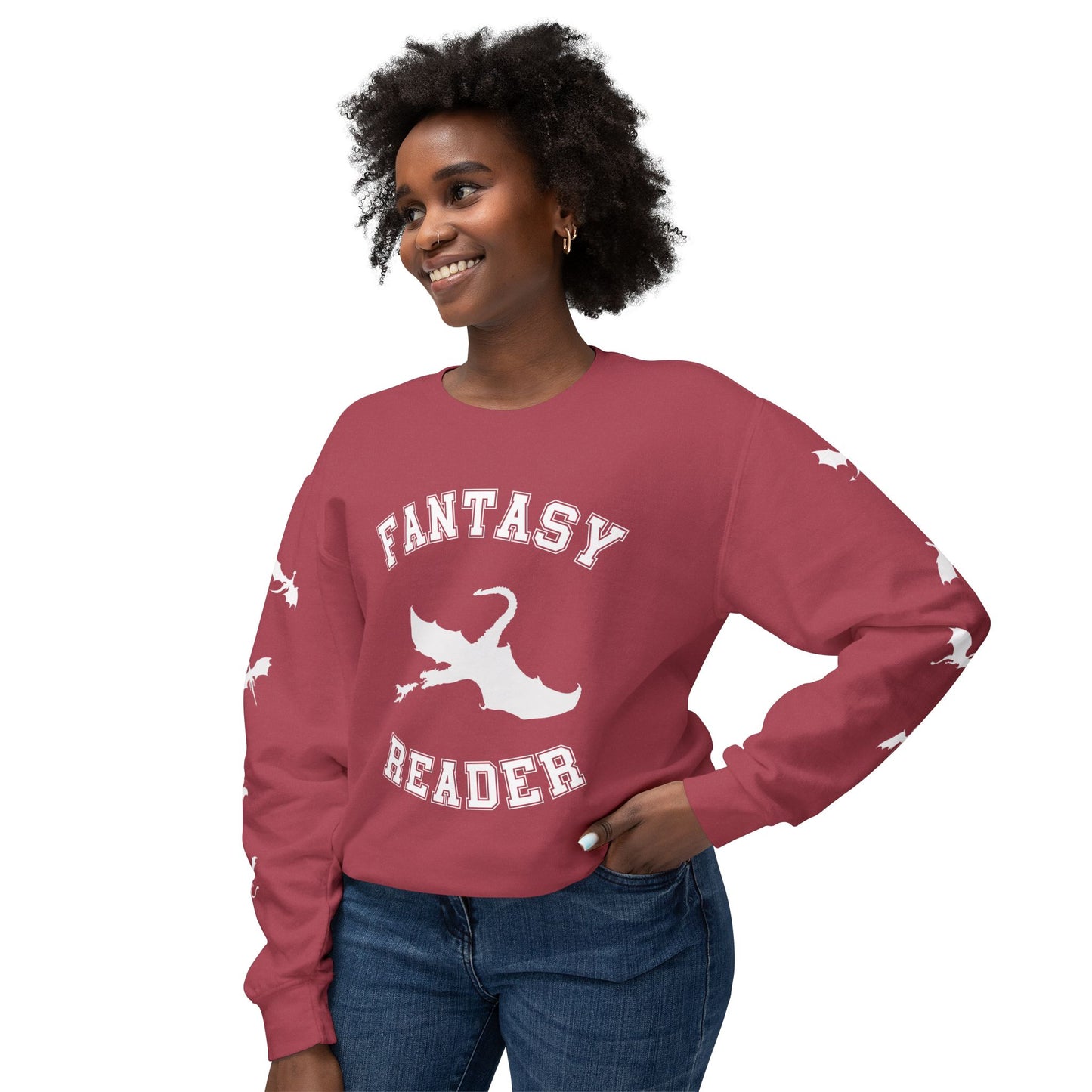 Fantasy Reader Sweatshirt (Dragon Rider)