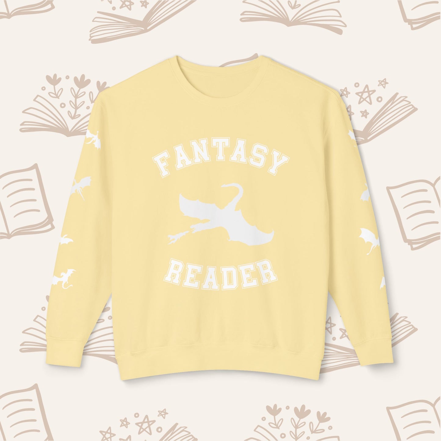 Fantasy Reader Sweatshirt (Dragon Rider)