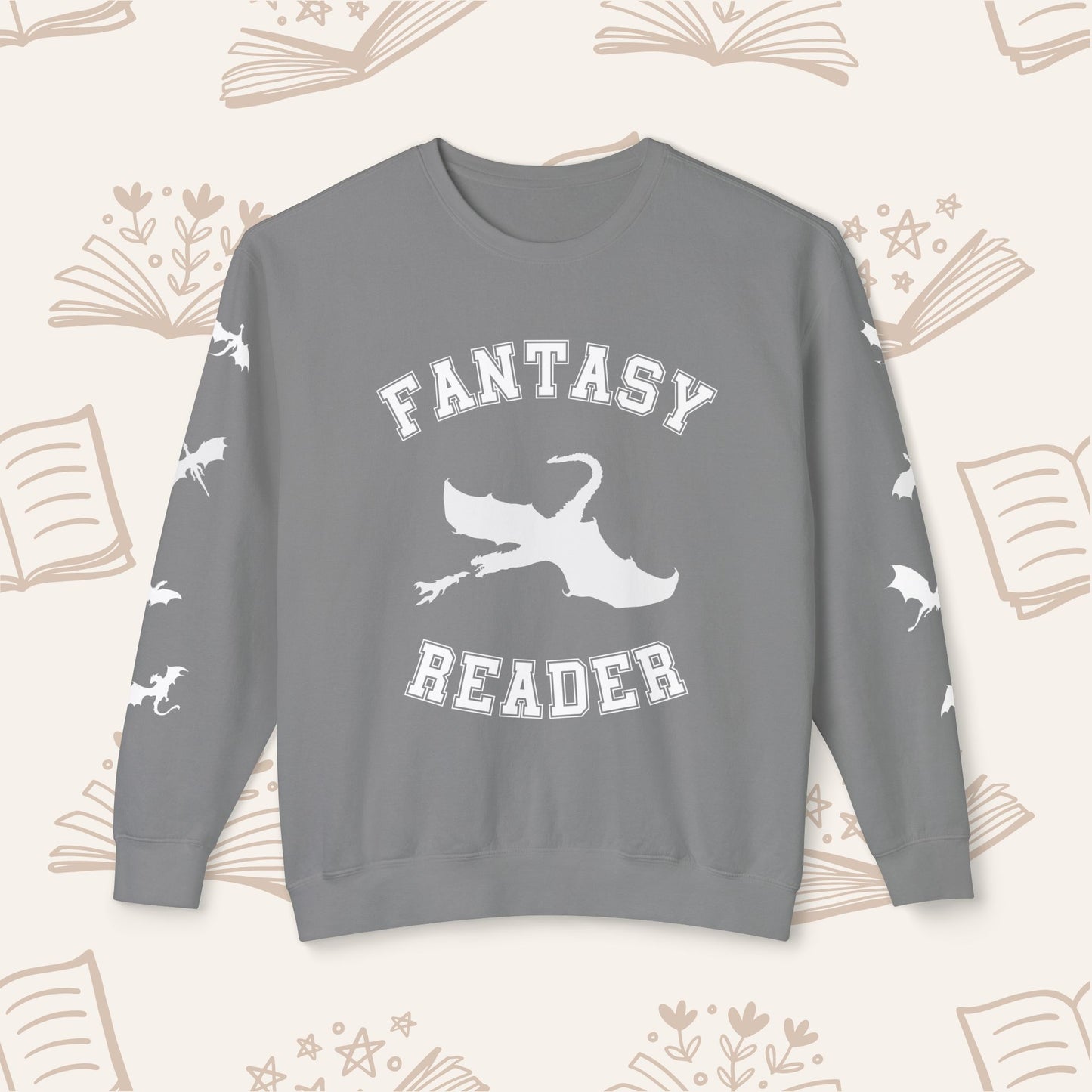 Fantasy Reader Sweatshirt (Dragon Rider)