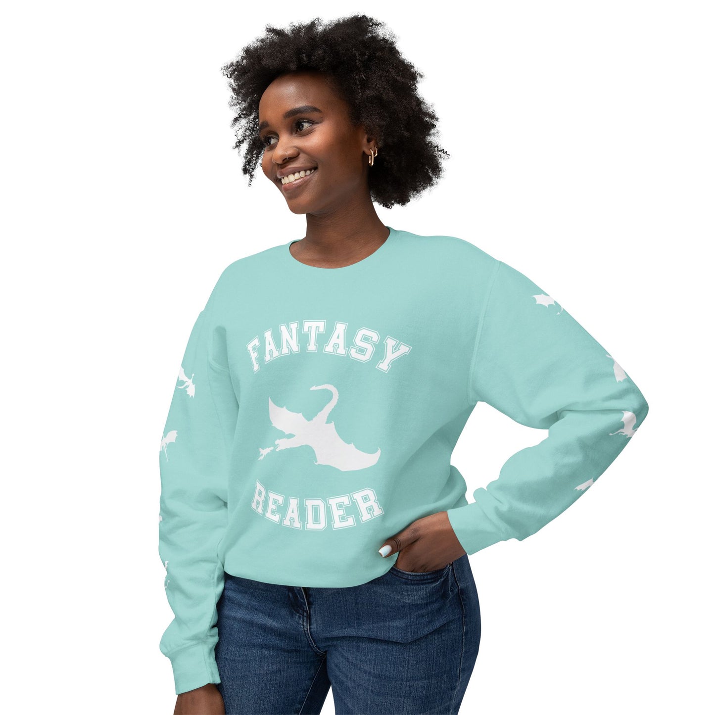 Fantasy Reader Sweatshirt (Dragon Rider)