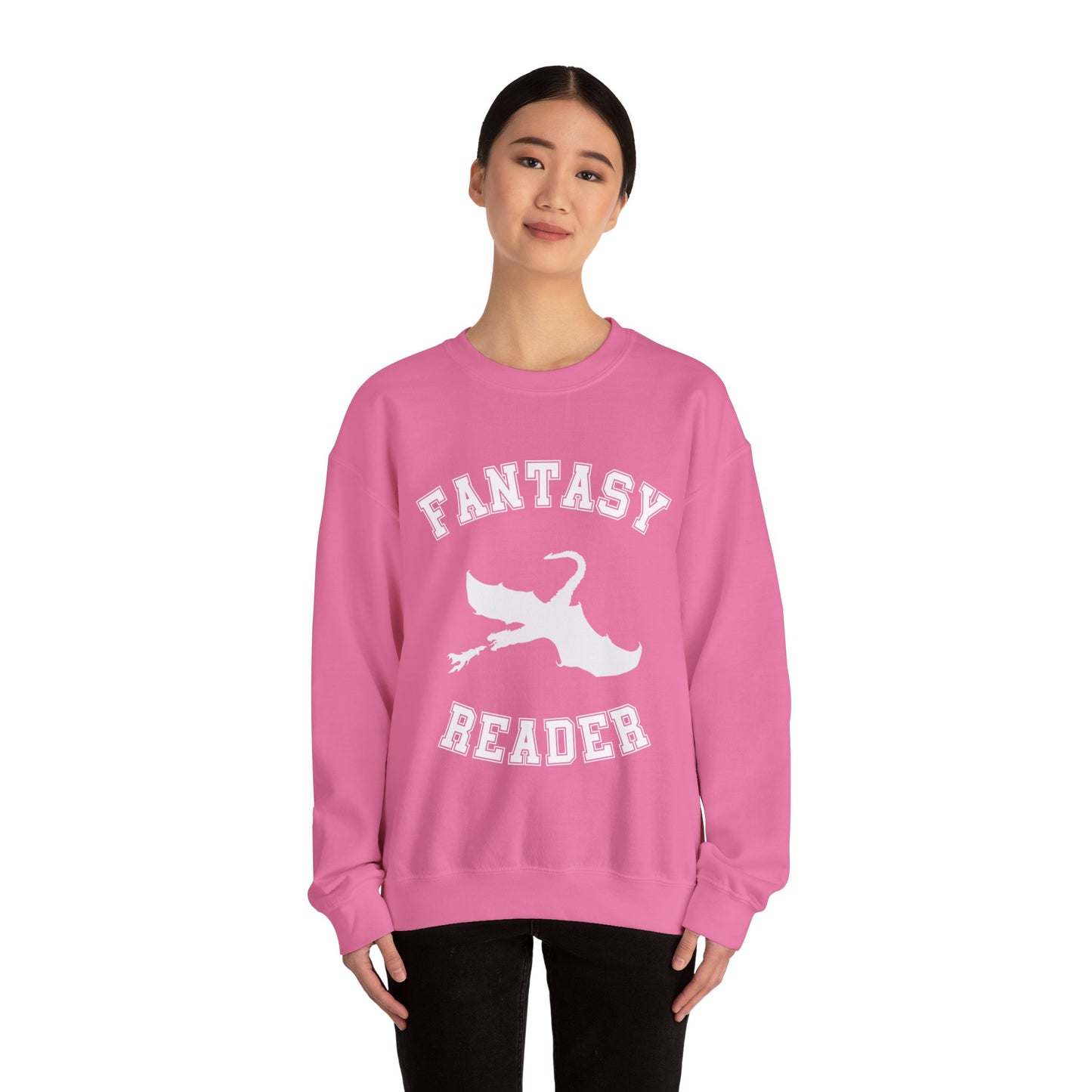 Fantasy Reader Sweatshirt V2. Dragon Rider