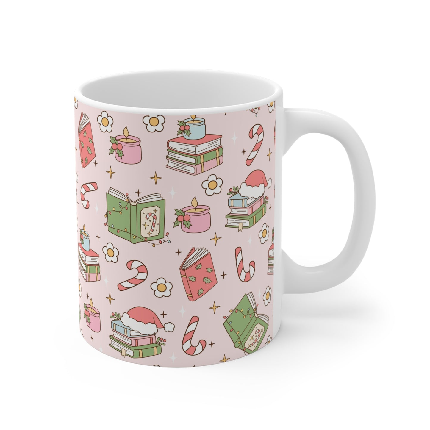 Holly Jolly Book Haul Mug