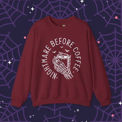 Nightmare Before Coffee Sweatshirt