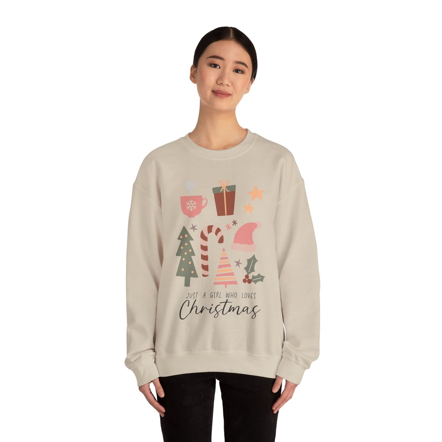 Just a Girl Who Loves Christmas Sweatshirt