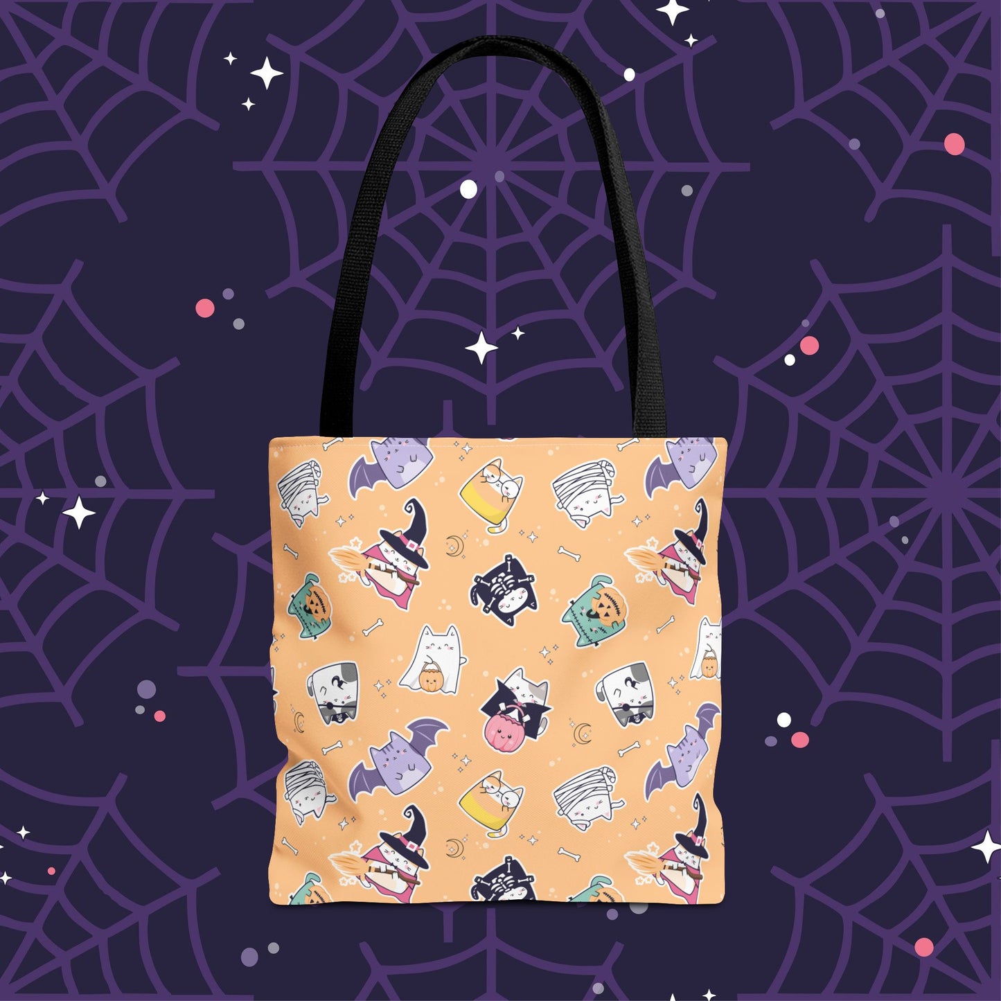 Pawsitively Haunted Tote Bag