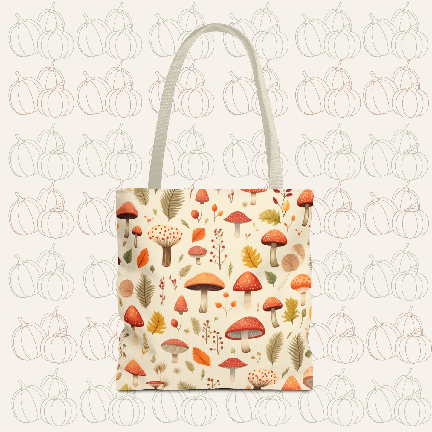 Mushroom Meadow Tote Bag