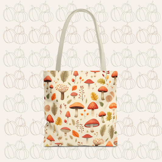 Mushroom Meadow Tote Bag