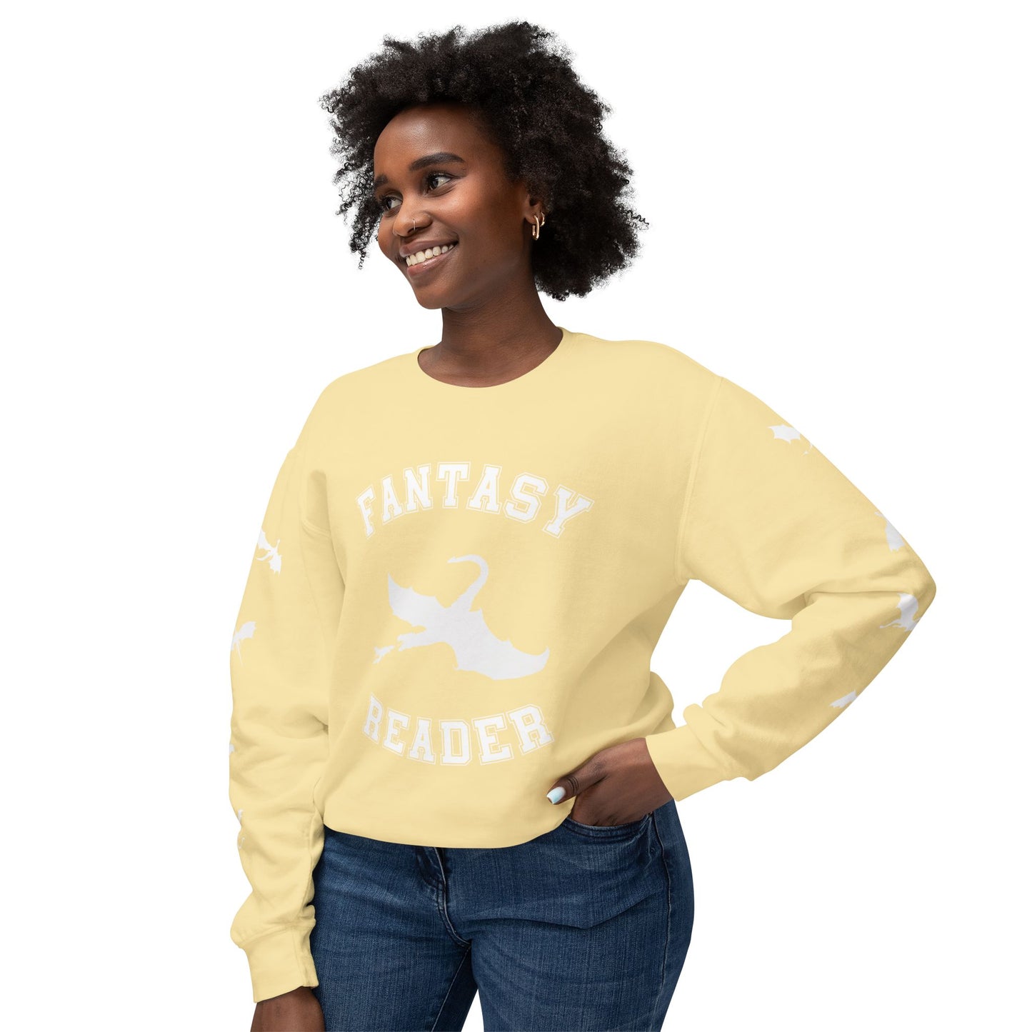 Fantasy Reader Sweatshirt (Dragon Rider)