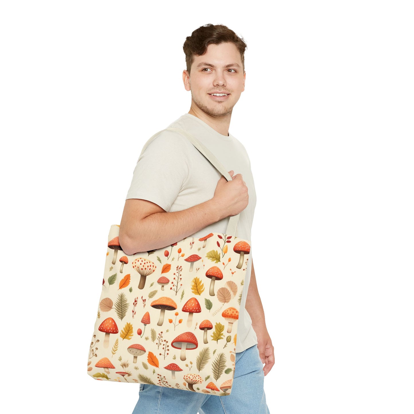 Mushroom Meadow Tote Bag