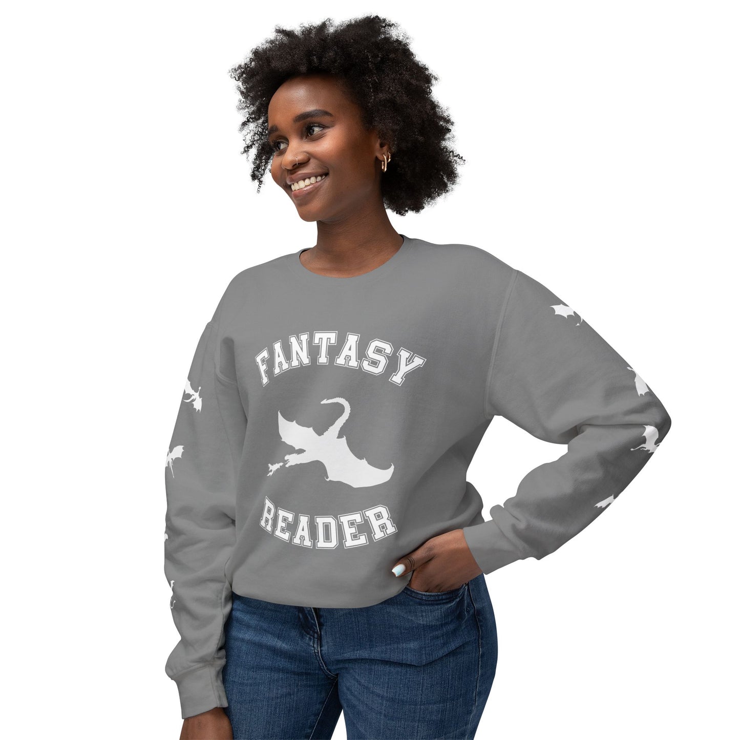 Fantasy Reader Sweatshirt (Dragon Rider)