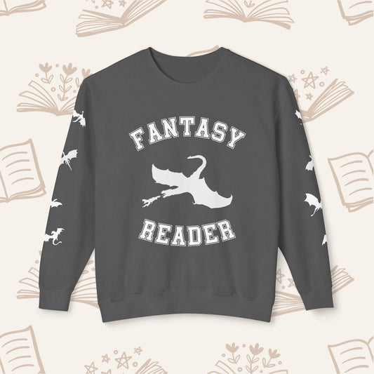 Fantasy Reader Sweatshirt (Dragon Rider)