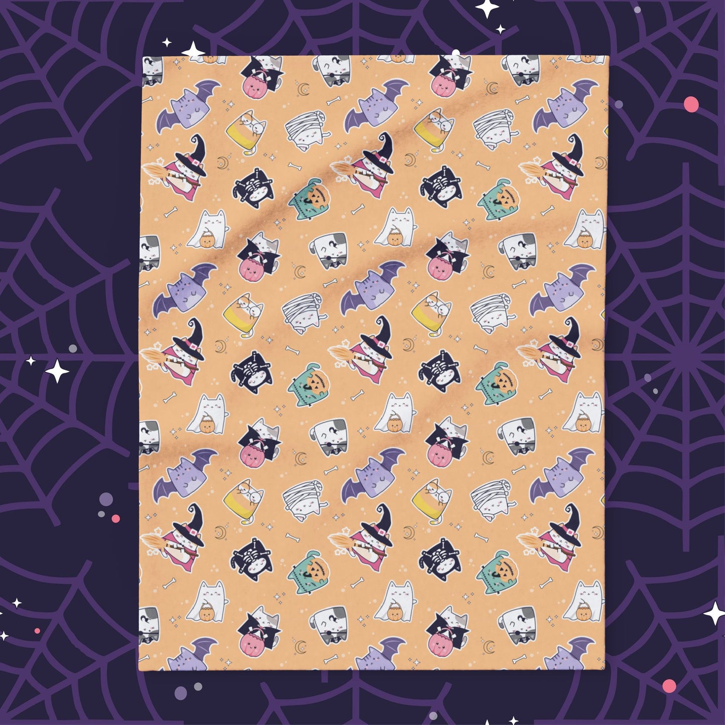 Pawsitively Haunted Fleece Blanket