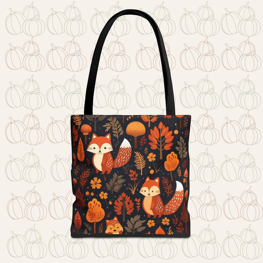 Whiskered Autumn Wonders Tote