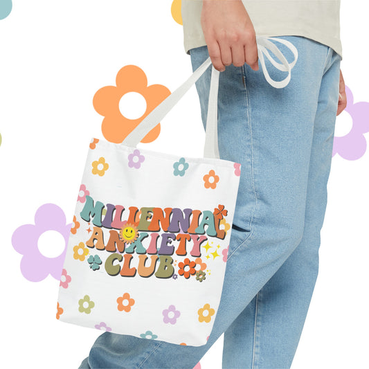 Millennial Anxiety Club Tote Bag