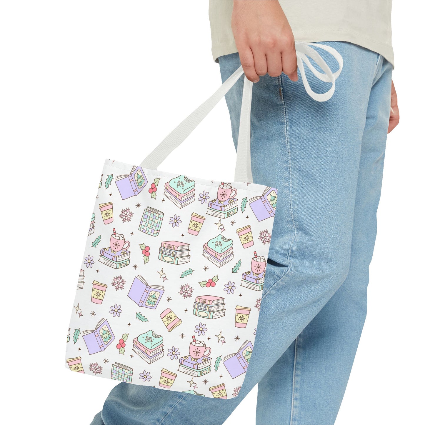 Marshmallow Reads Tote Bag