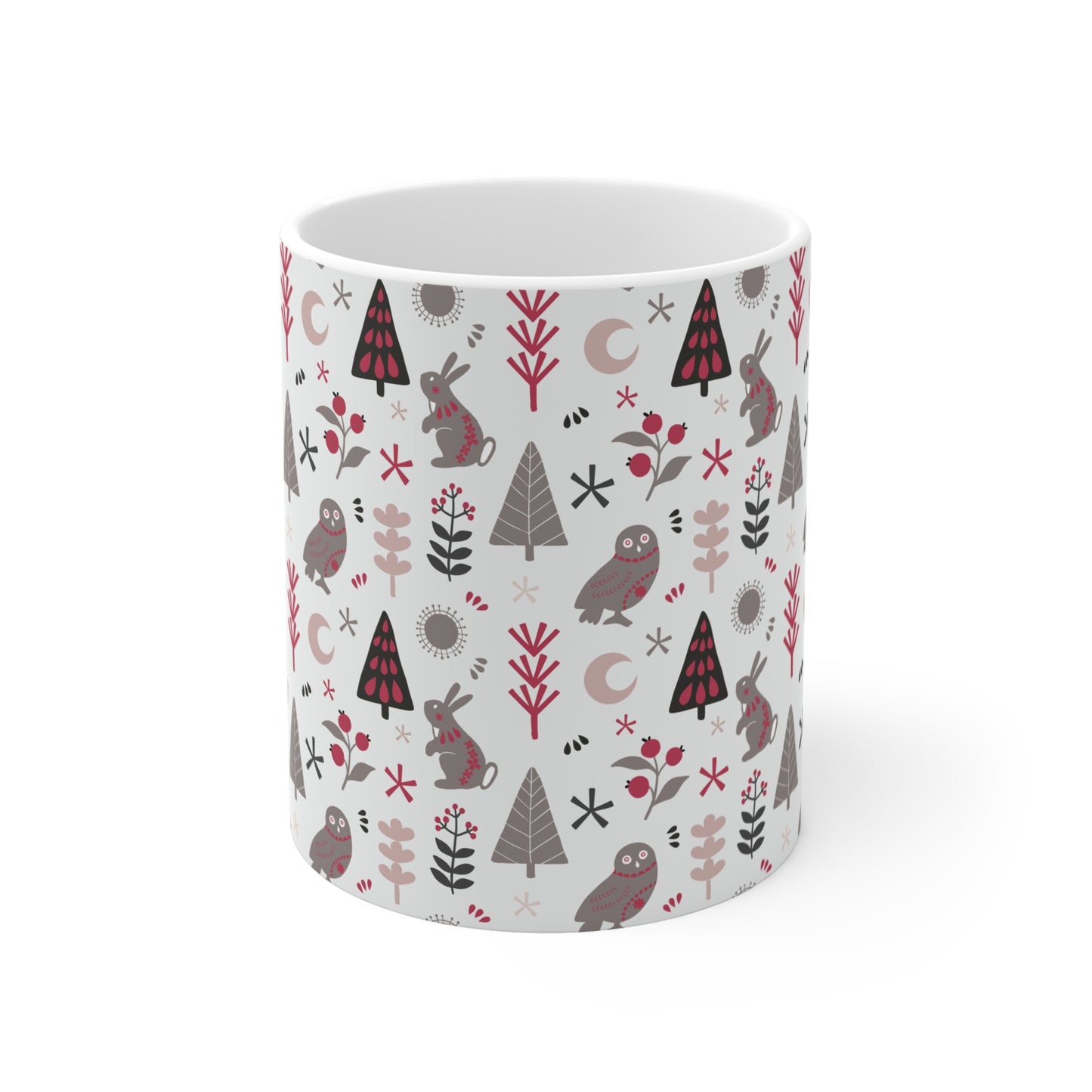 Owl and Bunny’s Holiday Adventure Mug 11oz