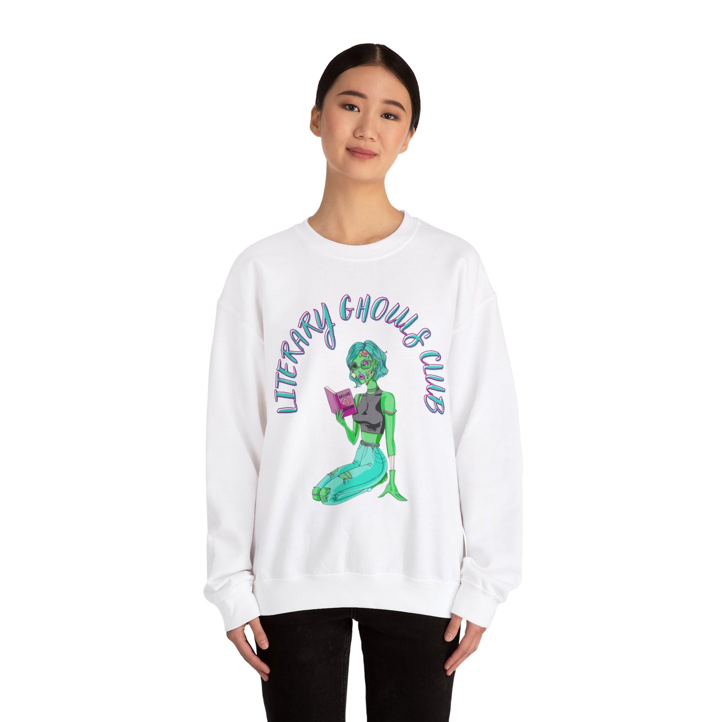 Literary Ghouls Club Crewneck Sweatshirt