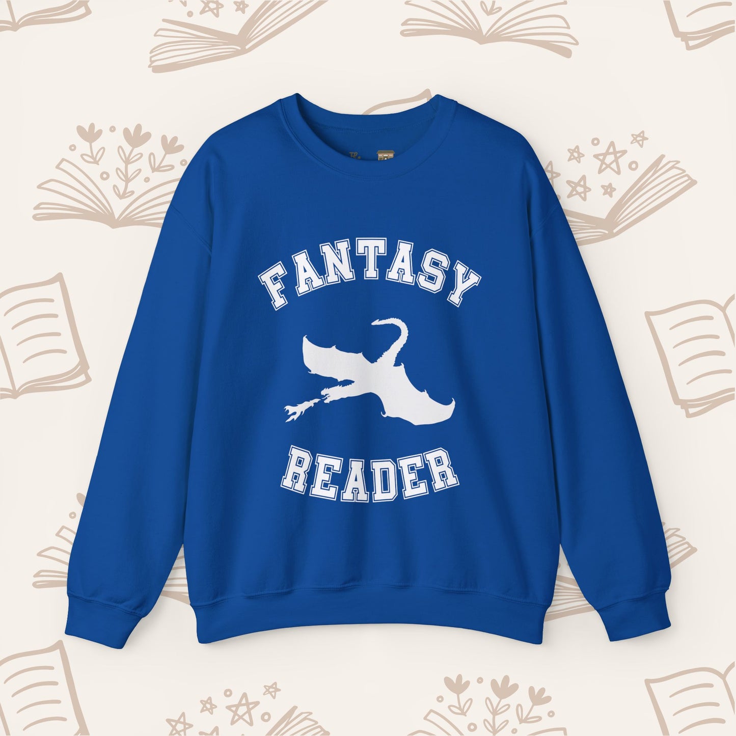 Fantasy Reader Sweatshirt V2. Dragon Rider