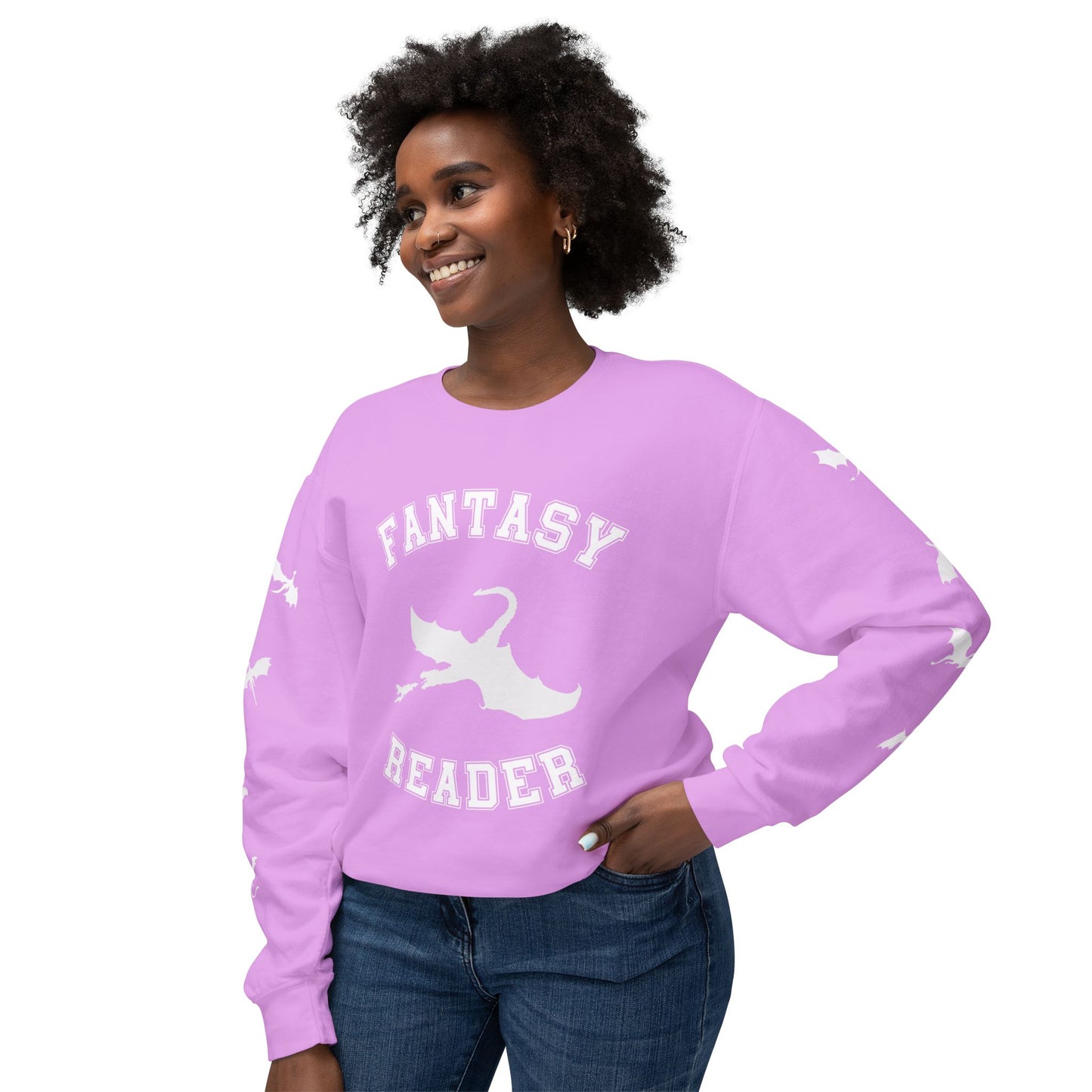 Fantasy Reader Sweatshirt (Dragon Rider)