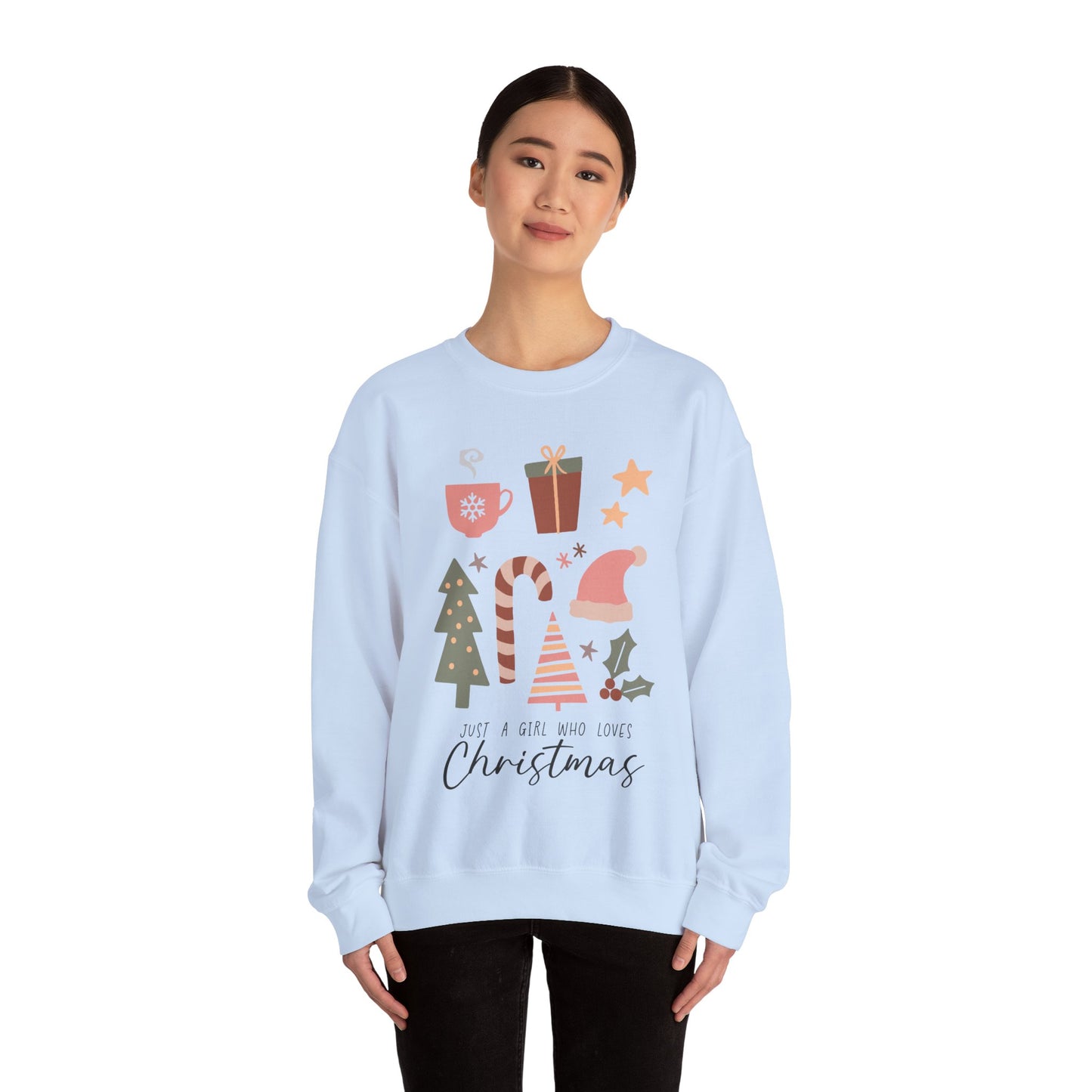 Just a Girl Who Loves Christmas Sweatshirt