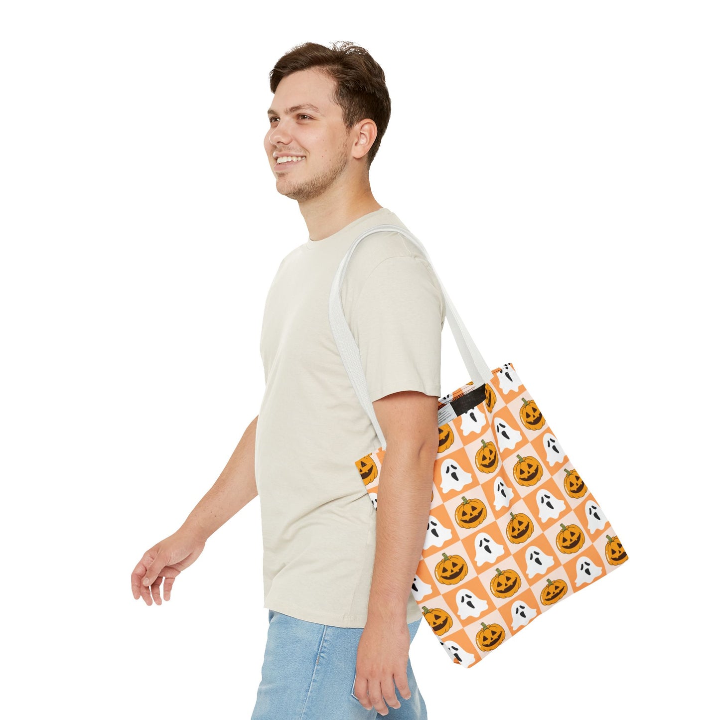 Spooky Squares Tote Bag