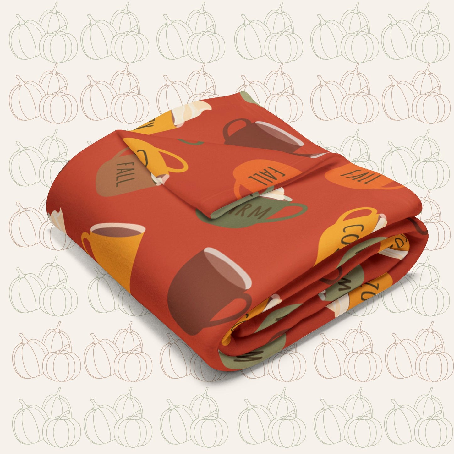 Snuggle & Sip Autumn Blanket