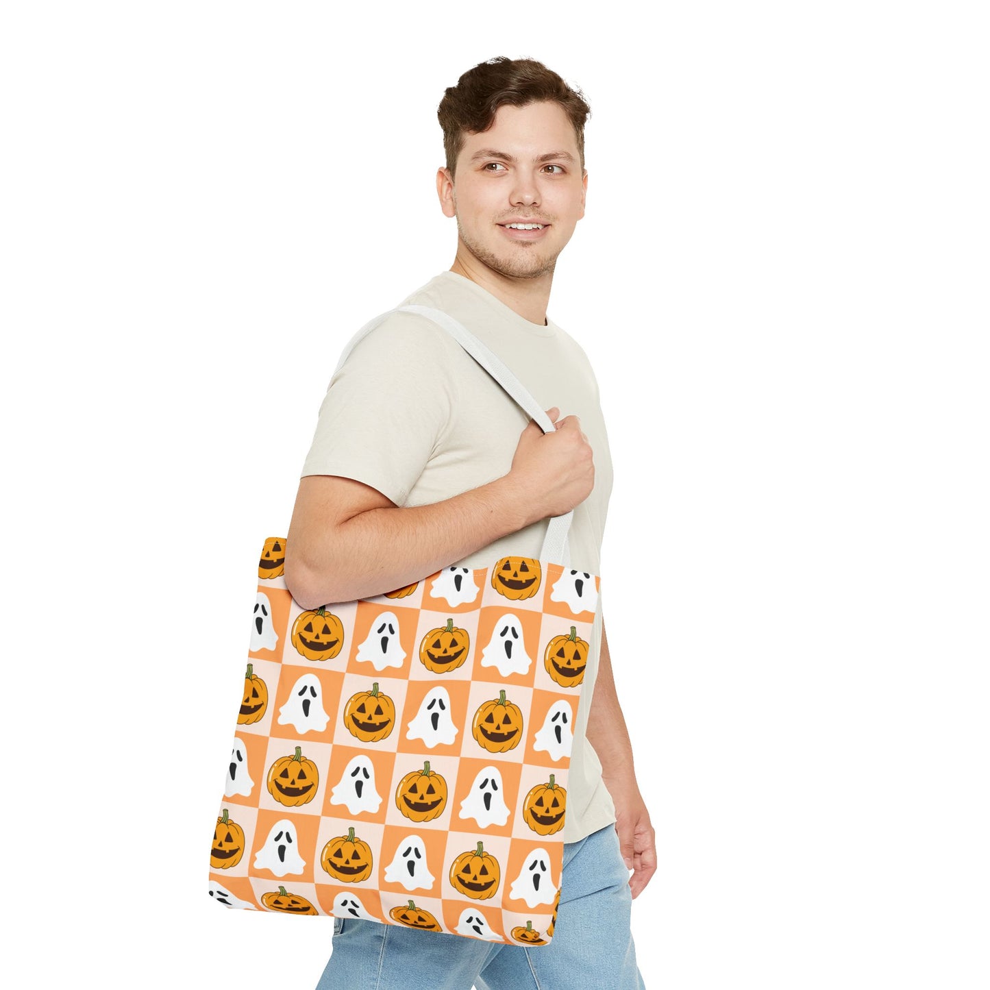 Spooky Squares Tote Bag