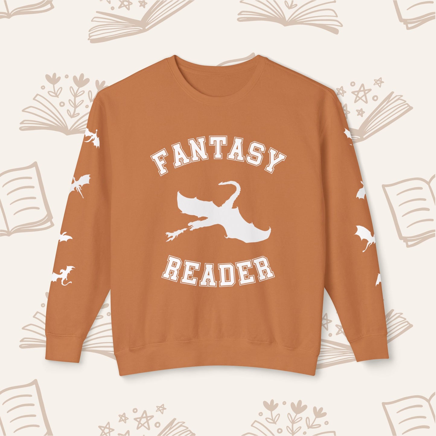 Fantasy Reader Sweatshirt (Dragon Rider)