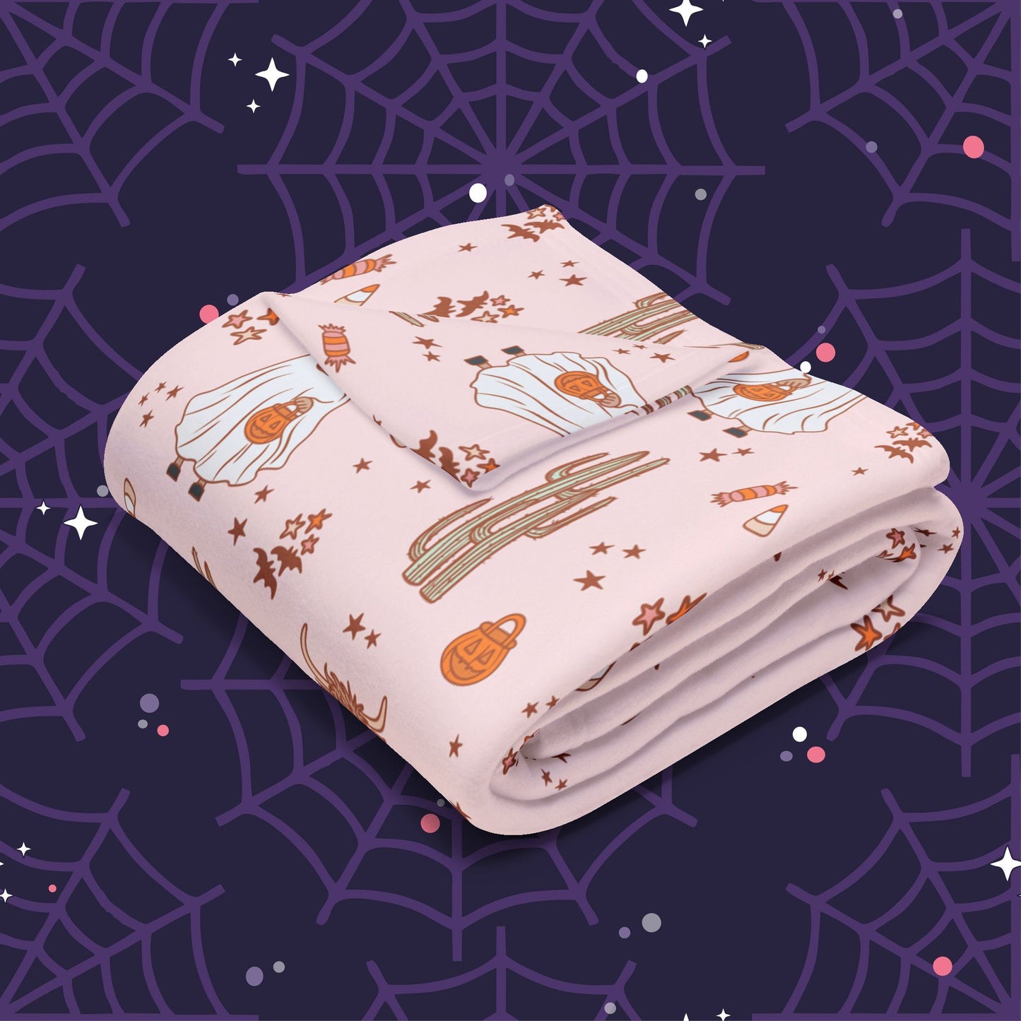 Spooky Moo Cozy Blanket