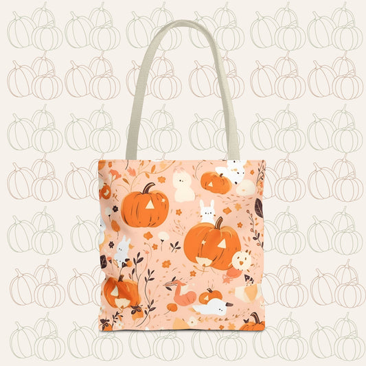 Snuggle Bunny Pumpkin Patch Tote