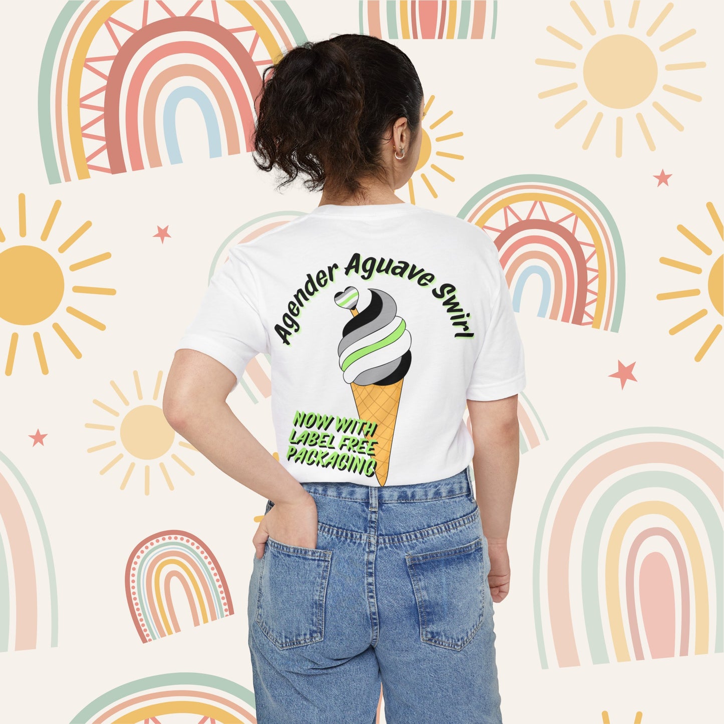 Agender Aguave Swirl Tee