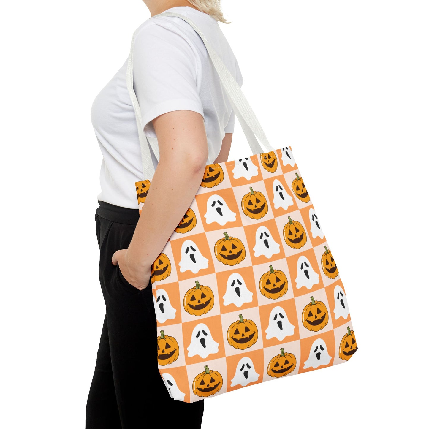 Spooky Squares Tote Bag