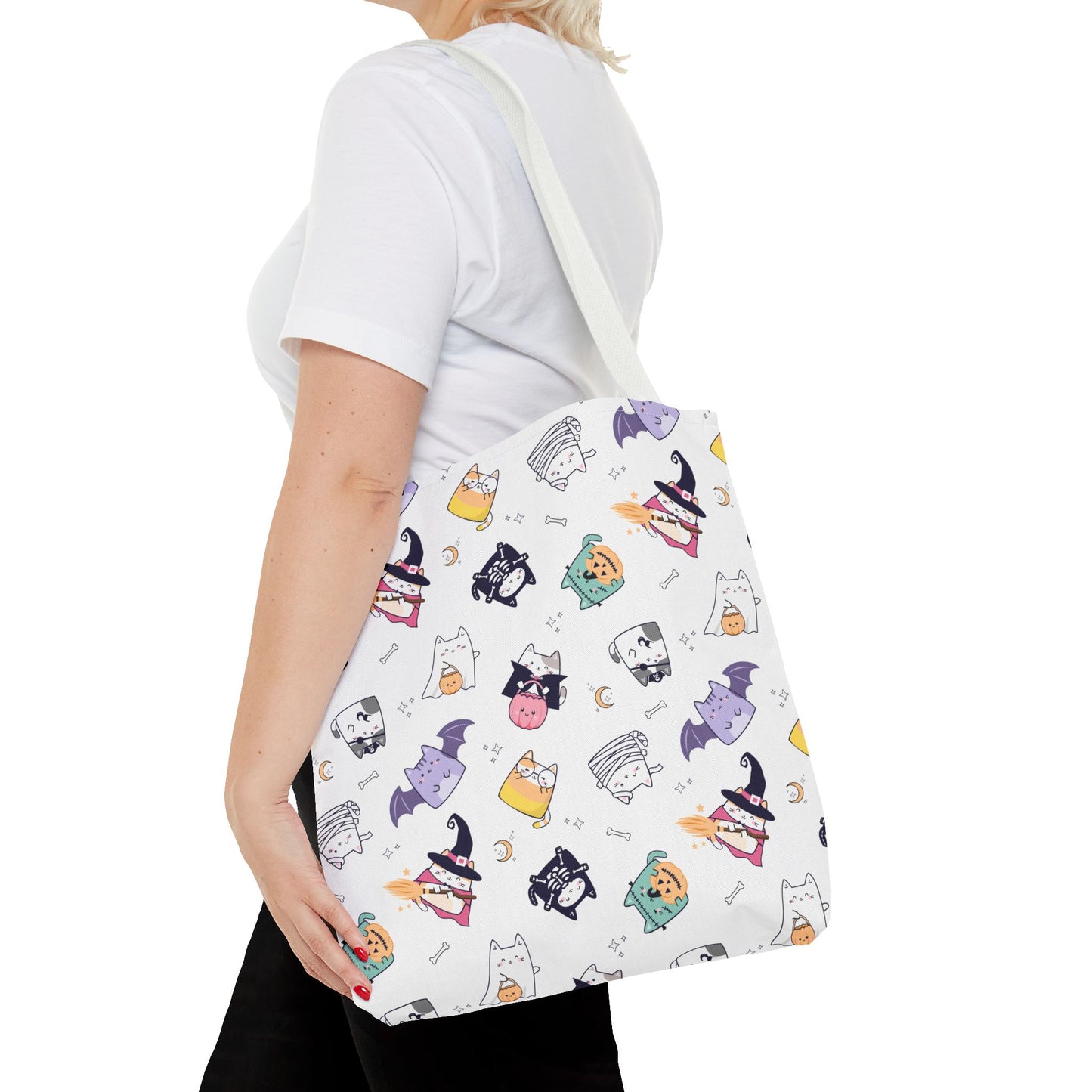 Meow-lloween Tote Bag