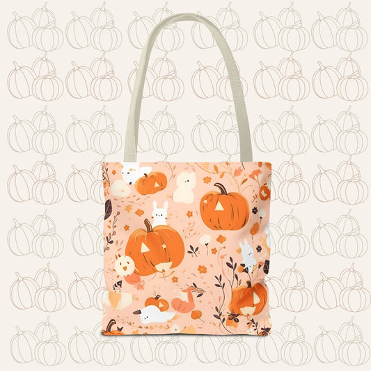 Snuggle Bunny Pumpkin Patch Tote