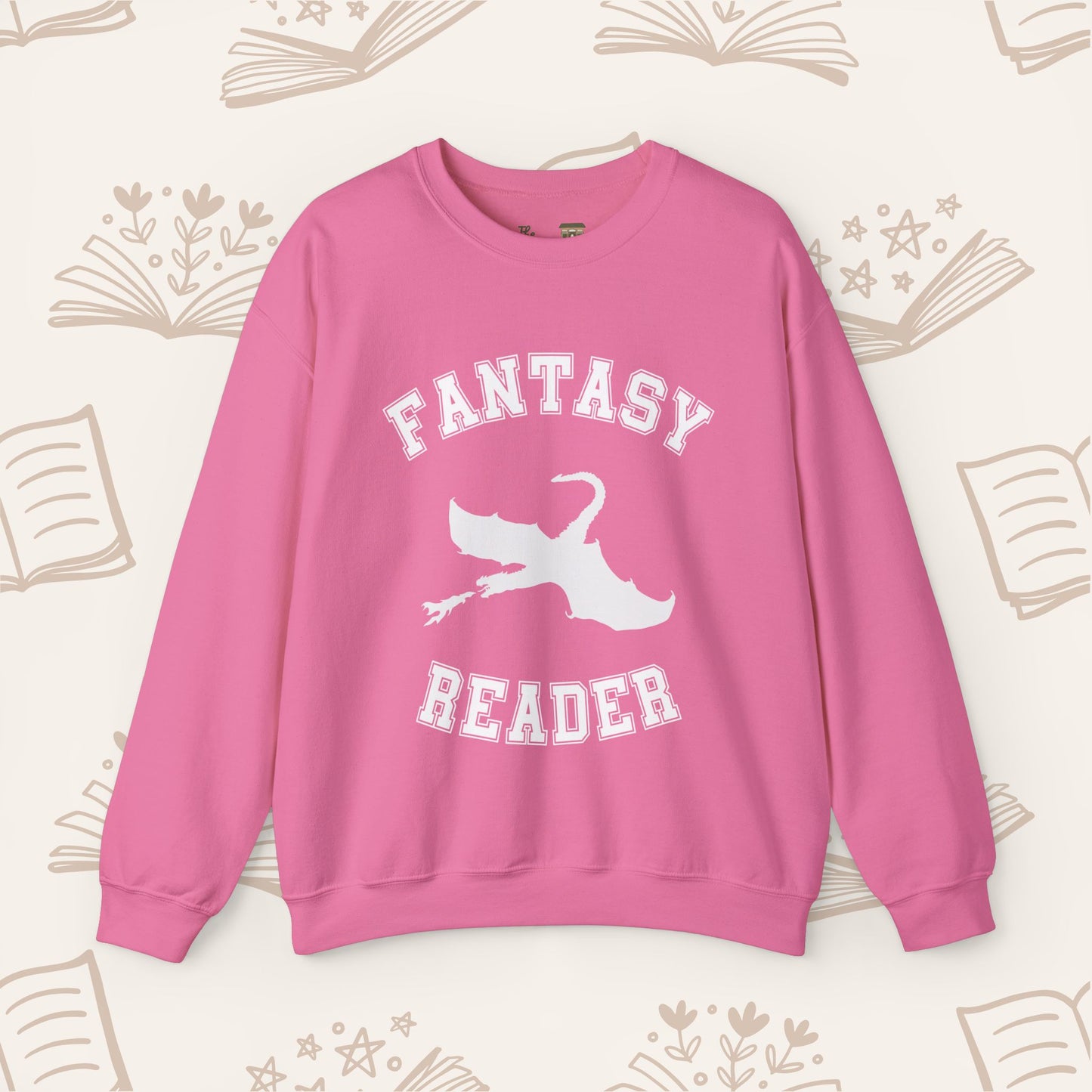 Fantasy Reader Sweatshirt V2. Dragon Rider