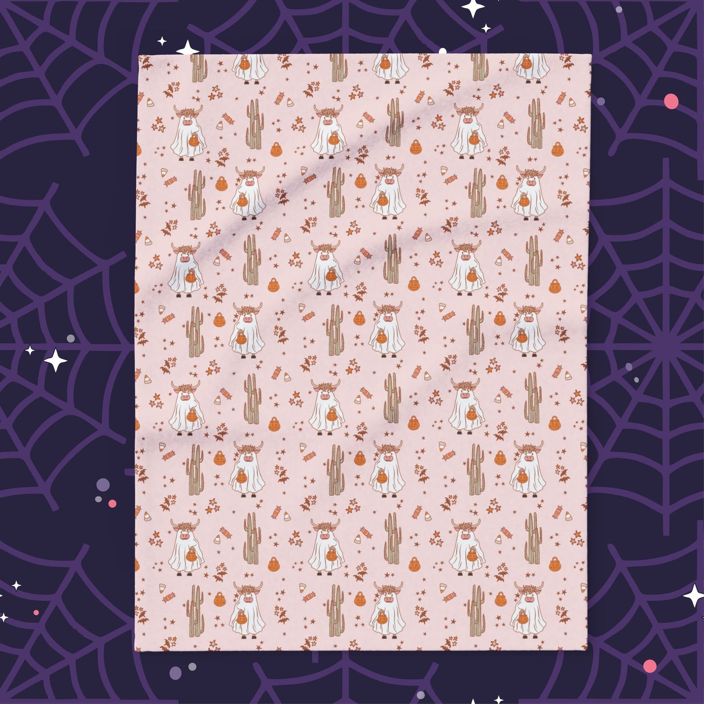 Spooky Moo Cozy Blanket