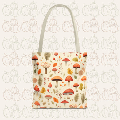 Mushroom Meadow Tote Bag