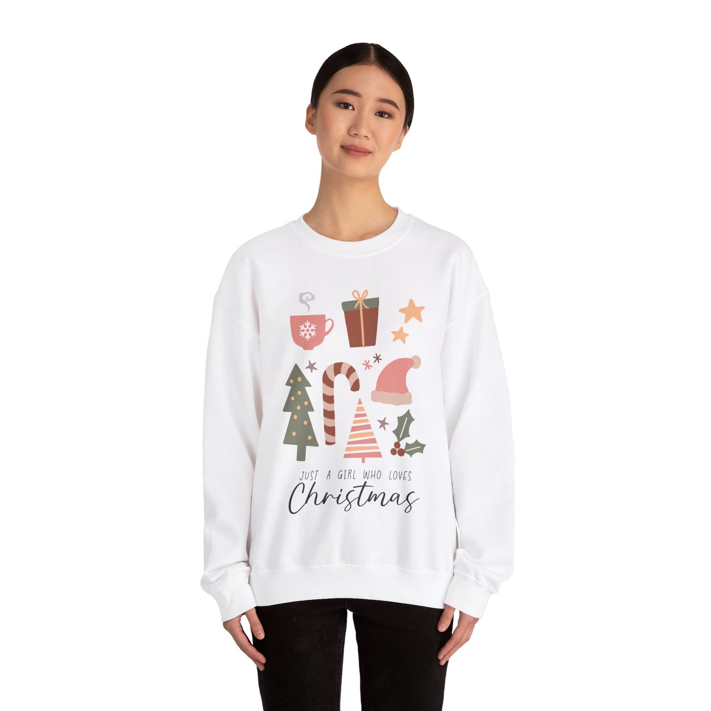 Just a Girl Who Loves Christmas Sweatshirt