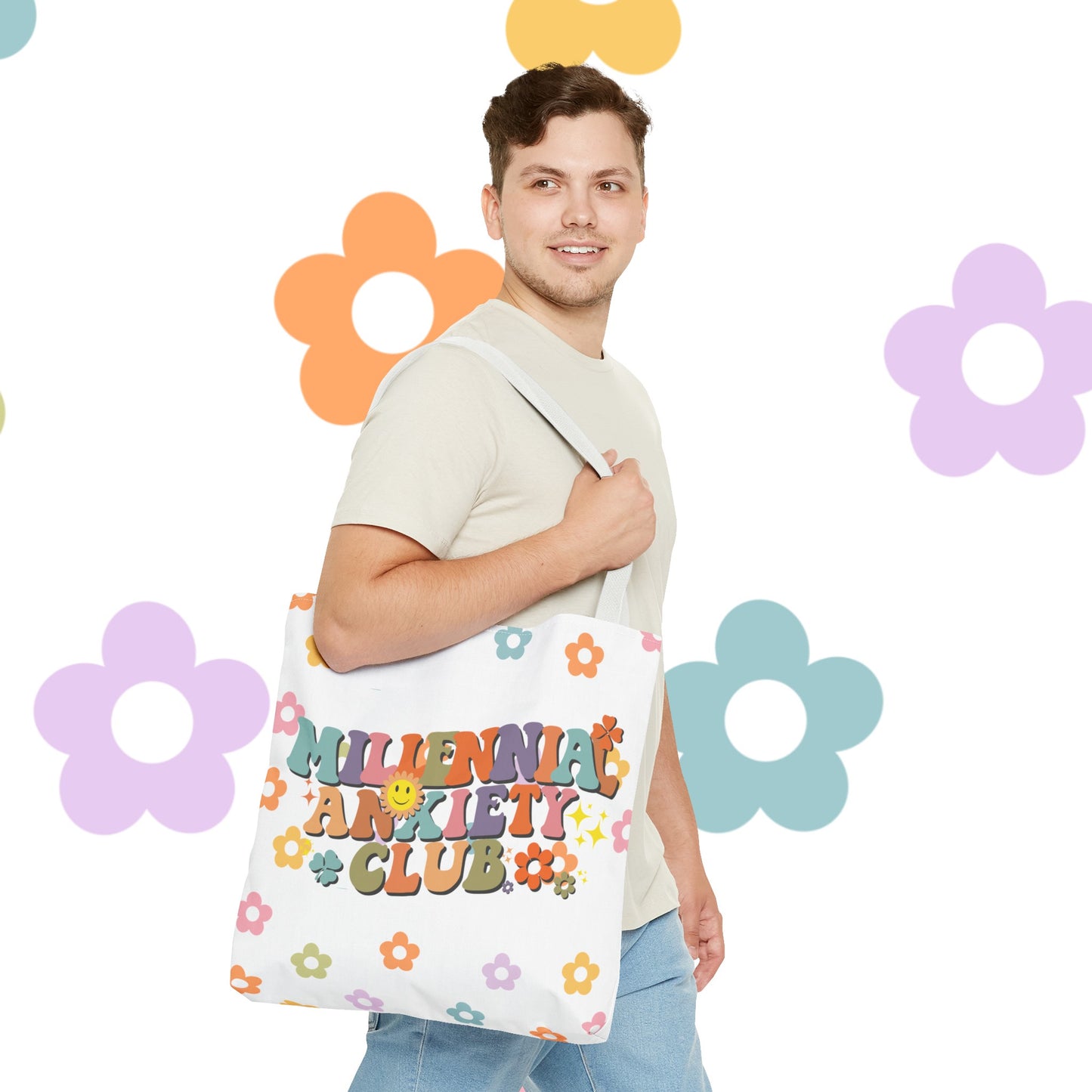 Millennial Anxiety Club Tote Bag