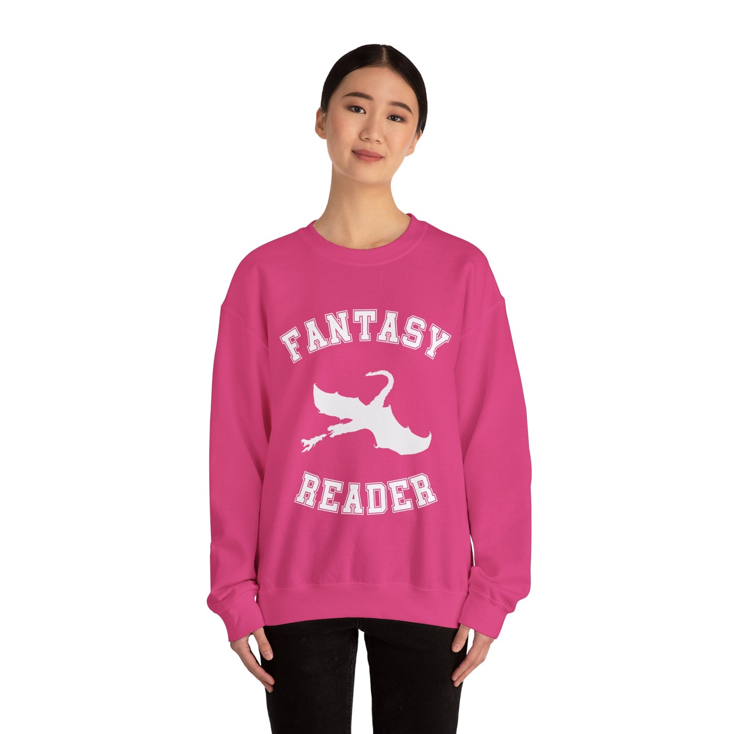 Fantasy Reader Sweatshirt V2. Dragon Rider