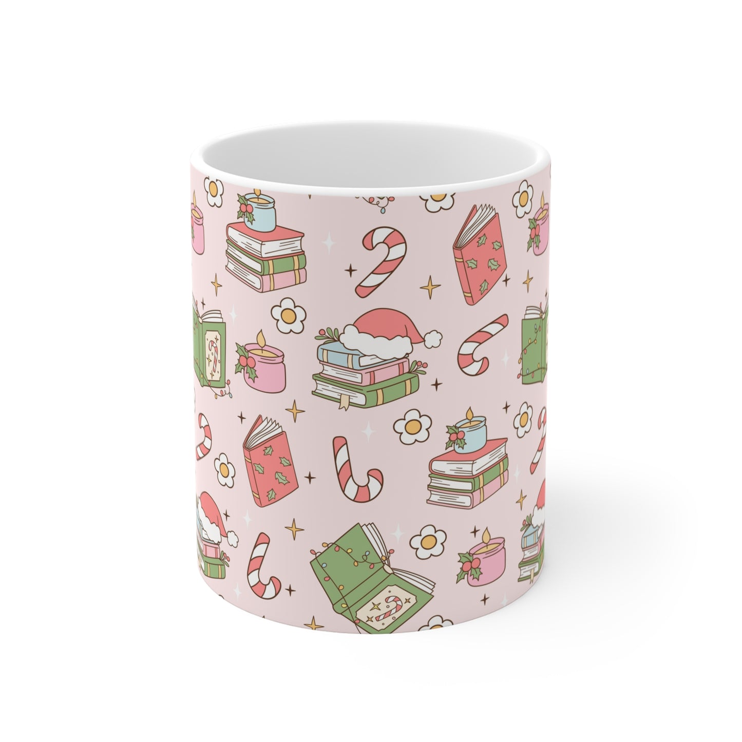 Holly Jolly Book Haul Mug