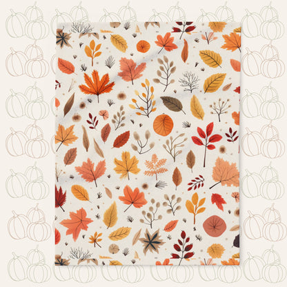 Harvest Hues Fleece Blanket