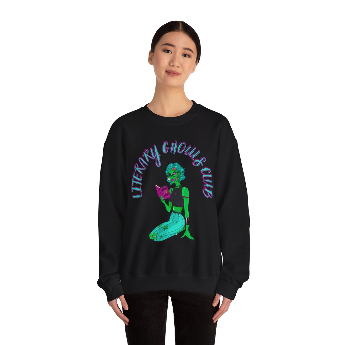 Literary Ghouls Club Crewneck Sweatshirt