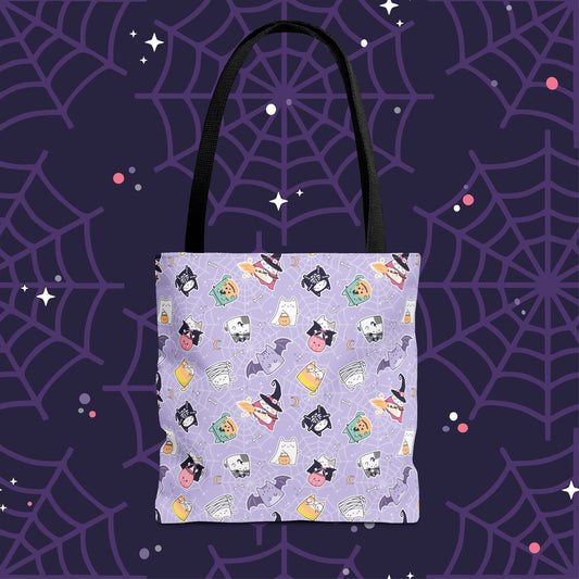 Purrfectly Spooky Tote Bag