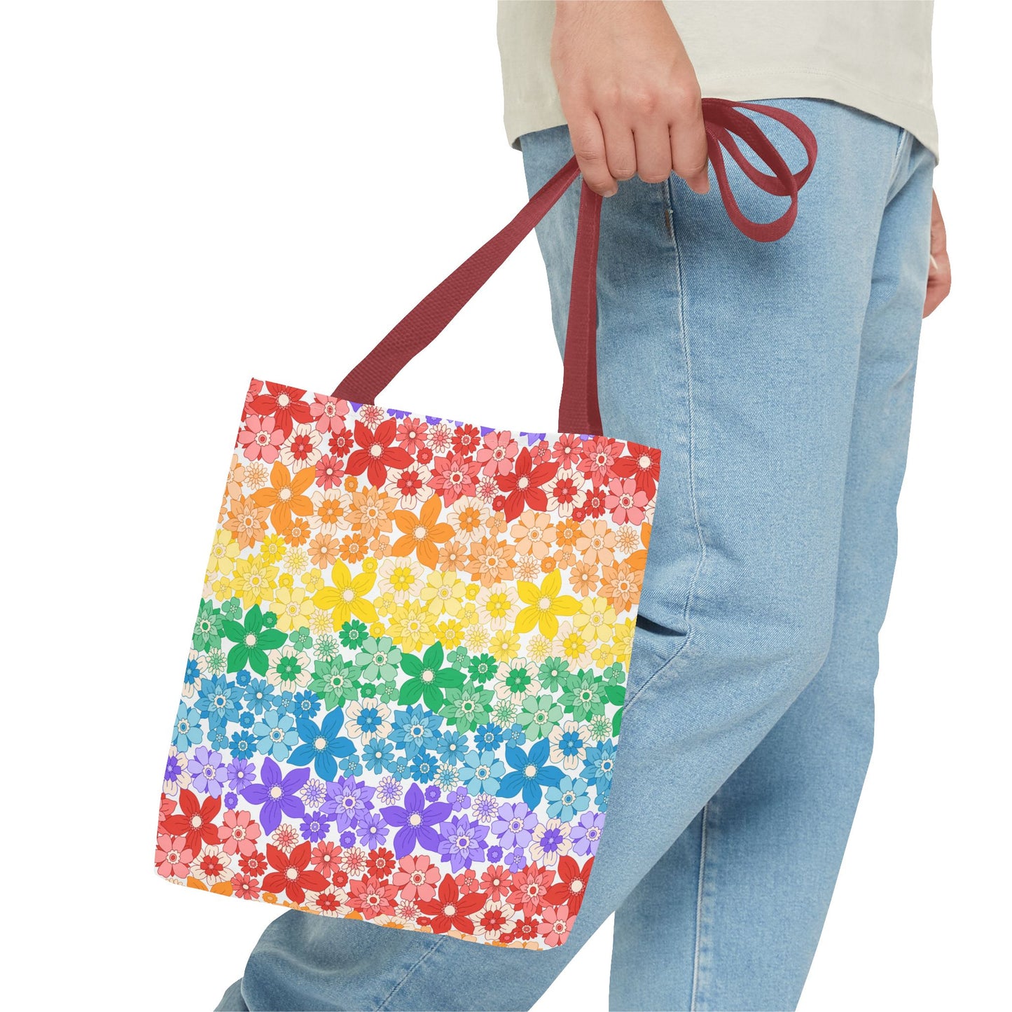 Pride Flower Tote Bag (AOP)