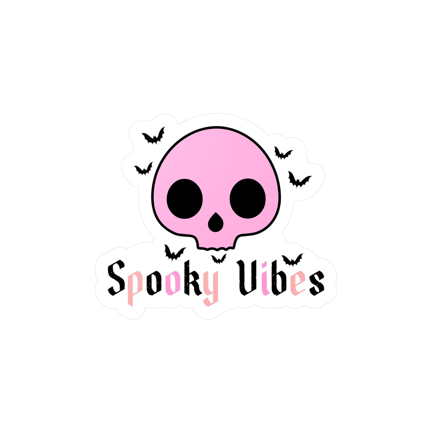 Spooky Vibes Vinyl Decal