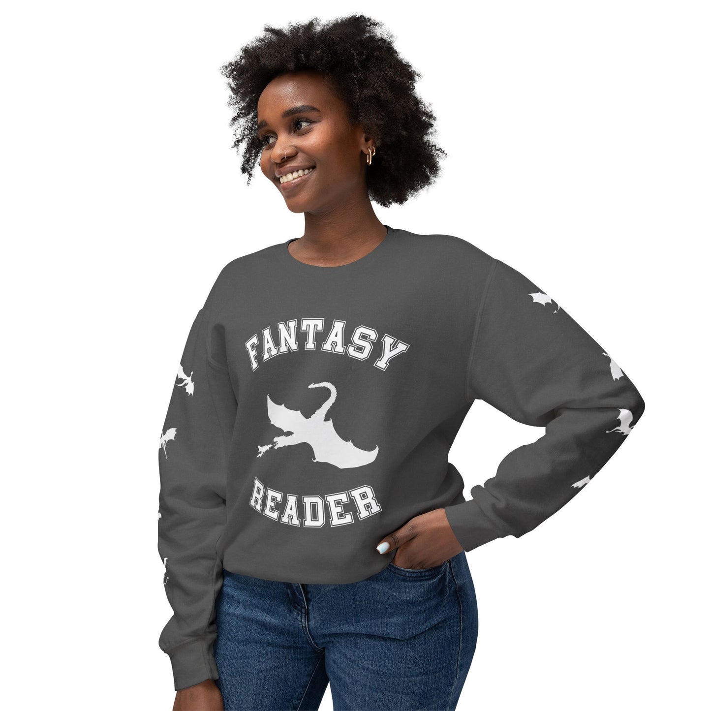 Fantasy Reader Sweatshirt (Dragon Rider)